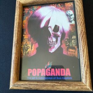 Popaganda Vintage Ron English framed art Kaws Takashi Murakami Andy Warhol